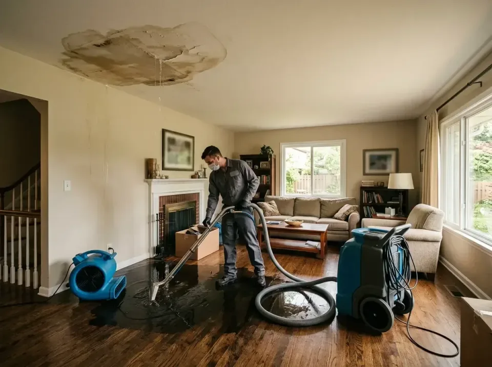 attic-pipe-burst-ceiling-drip-008 — frequently asked questions, Water Damage Restoration & Carpet Care in Aurora, NE